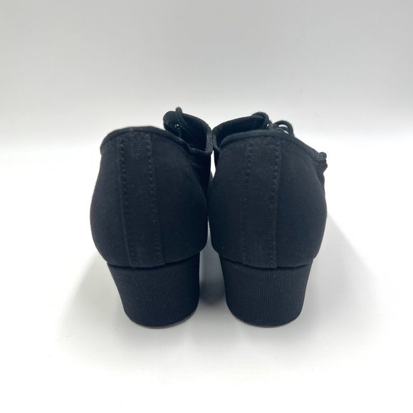 7W 7 WIDE Capezio Womens BR74 Practice Cuban‎ Ballroom Dance Shoes Heels - Picture 7 of 15